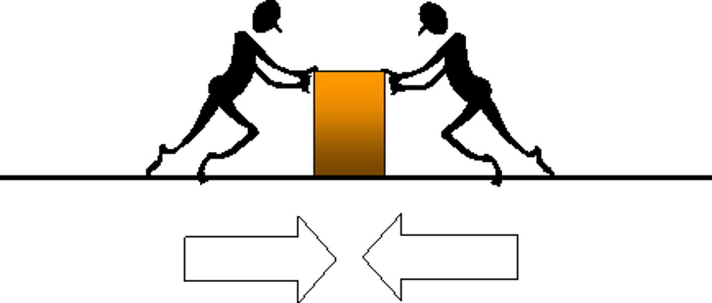 <p>A political policy in which countries attempt to preserve peace by keeping an equal military and economic status.</p>