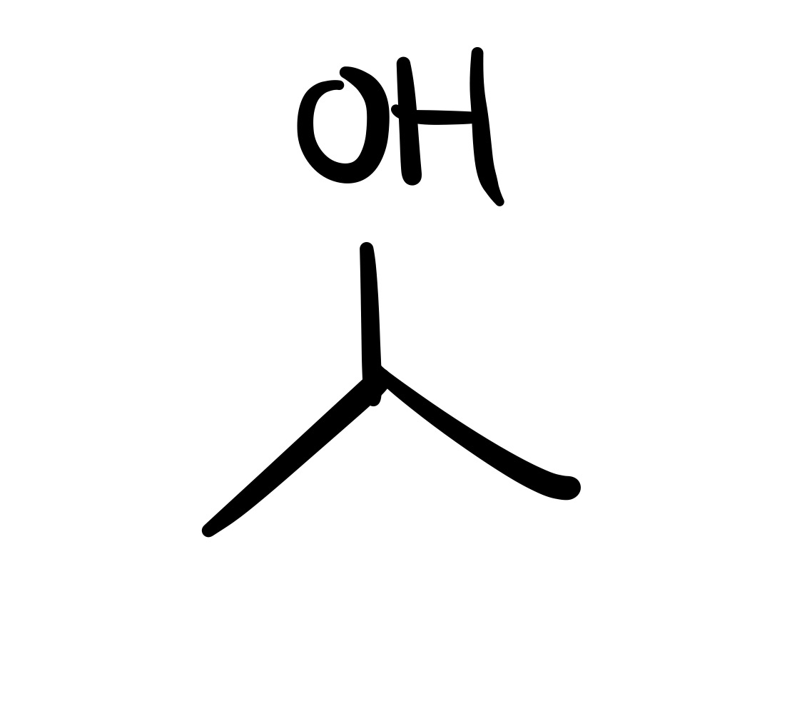 <p>The double O bond breaks, and an H attaches to the O</p>