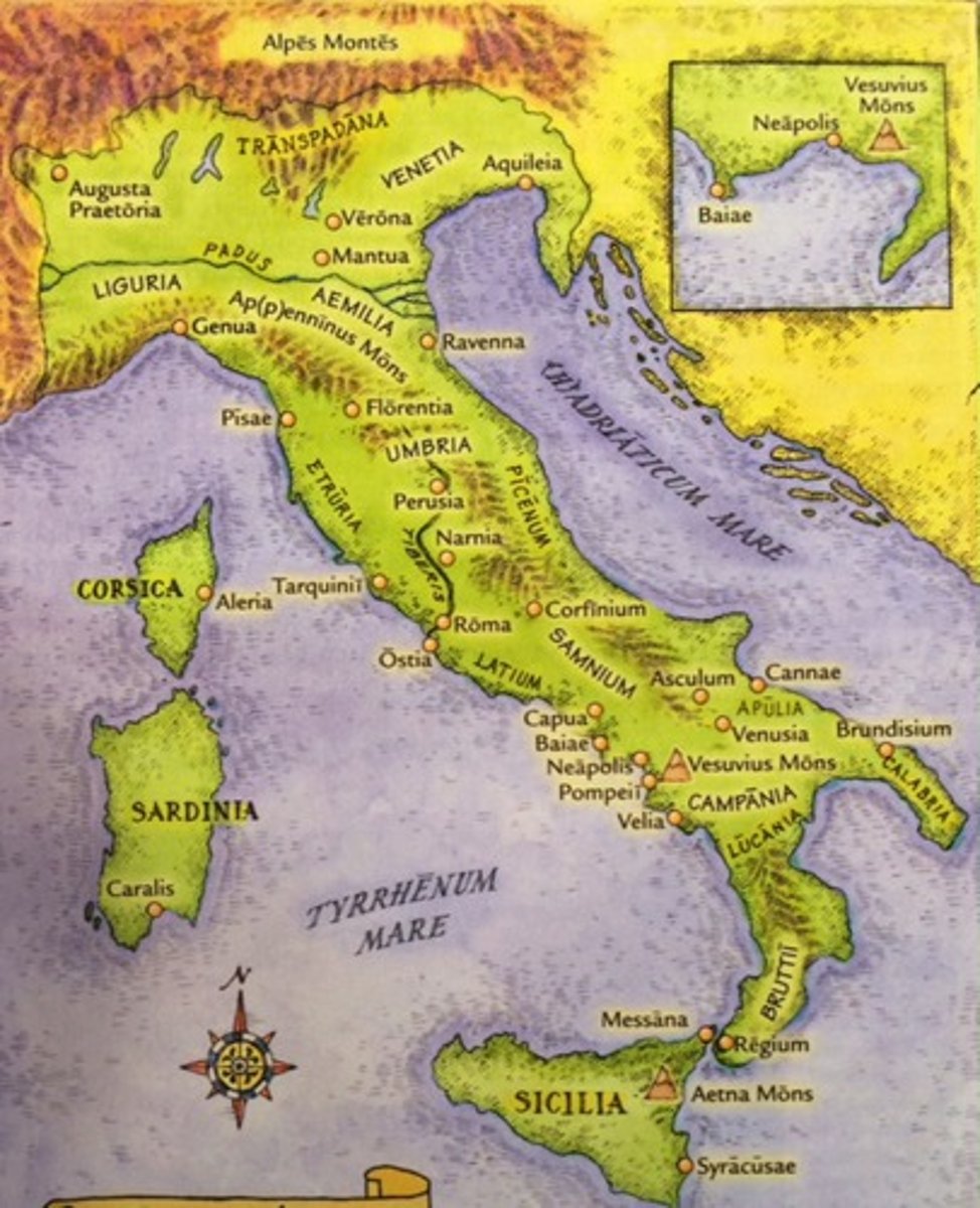 <p>Adriatic port city in southeastern Italy (on the heel of the boot) and at the end of the Via Appia. You would take a ferry from here if you wanted to travel to Greece from Italy.</p>