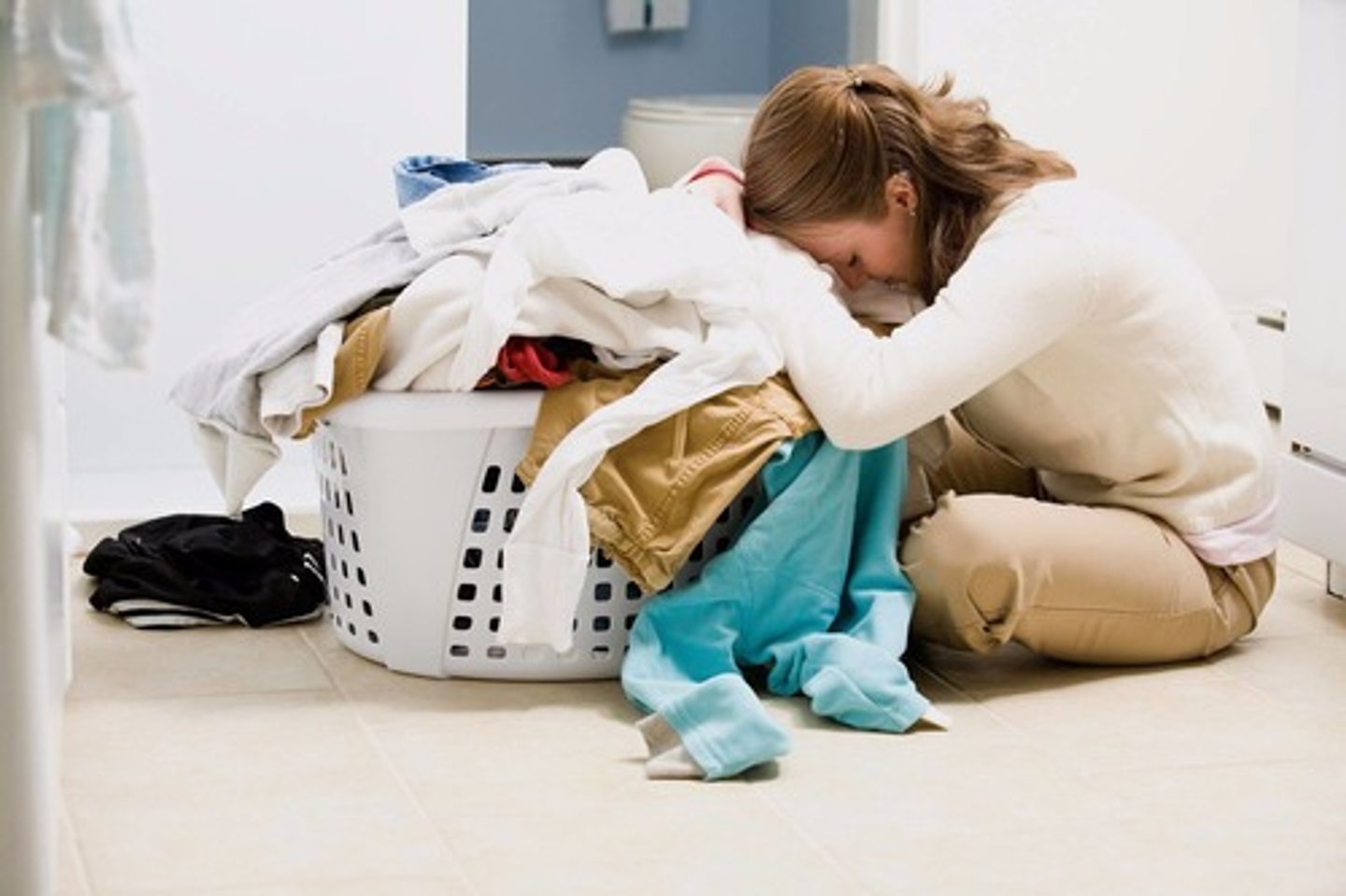 <p>to do the laundry</p>