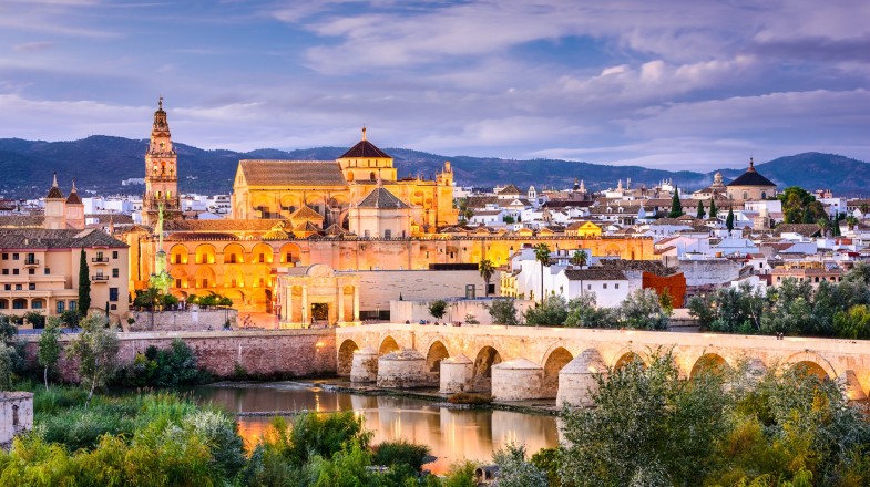 <p>Great Mosque of Córdoba, Córdoba, Spain, 784. Across from the Guadalquivir river</p>