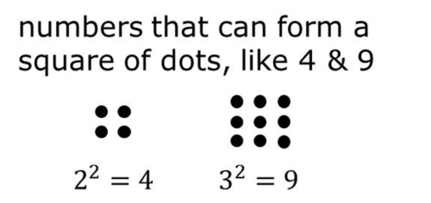 <p>...to multiply a number by itself or to raise it to the power of 2</p>