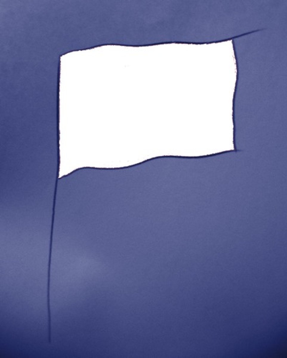 <p>Surrender under terms </p><p>Accept something unwillingly</p><p>(yield, concede)</p>