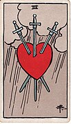 <p>Three of Swords</p>