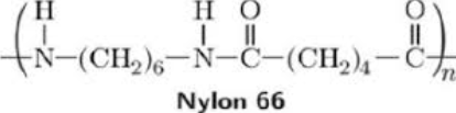 <p>Polyamide, condensation polymer made from hexane-1,6-diamine and hexanedioic acid.</p><p>Used in tights.</p>