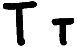 <p>Τ τ</p>