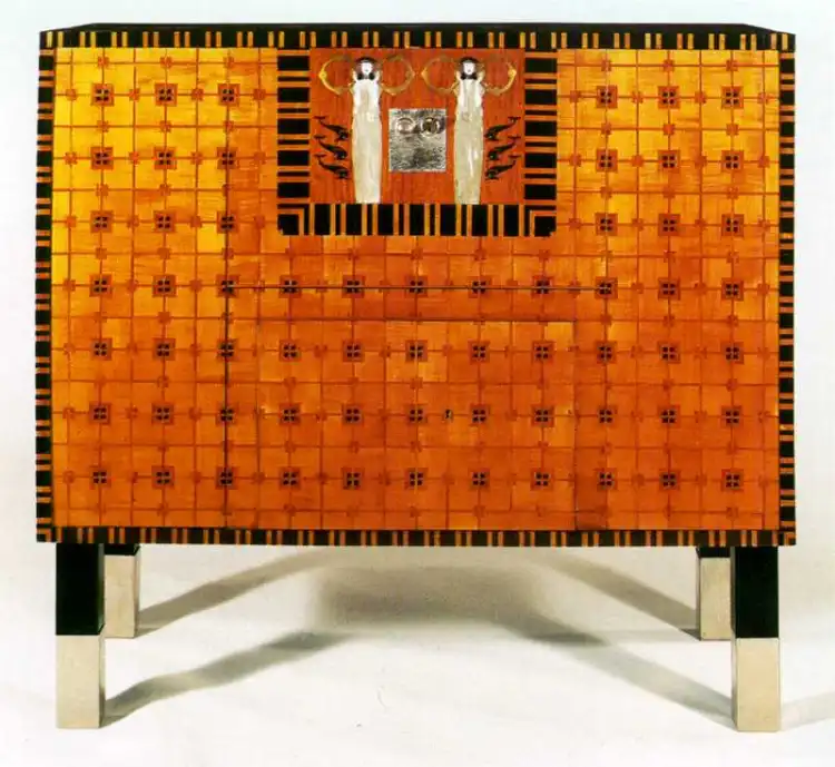<p>Desk for Palais Stoclet (details)</p>