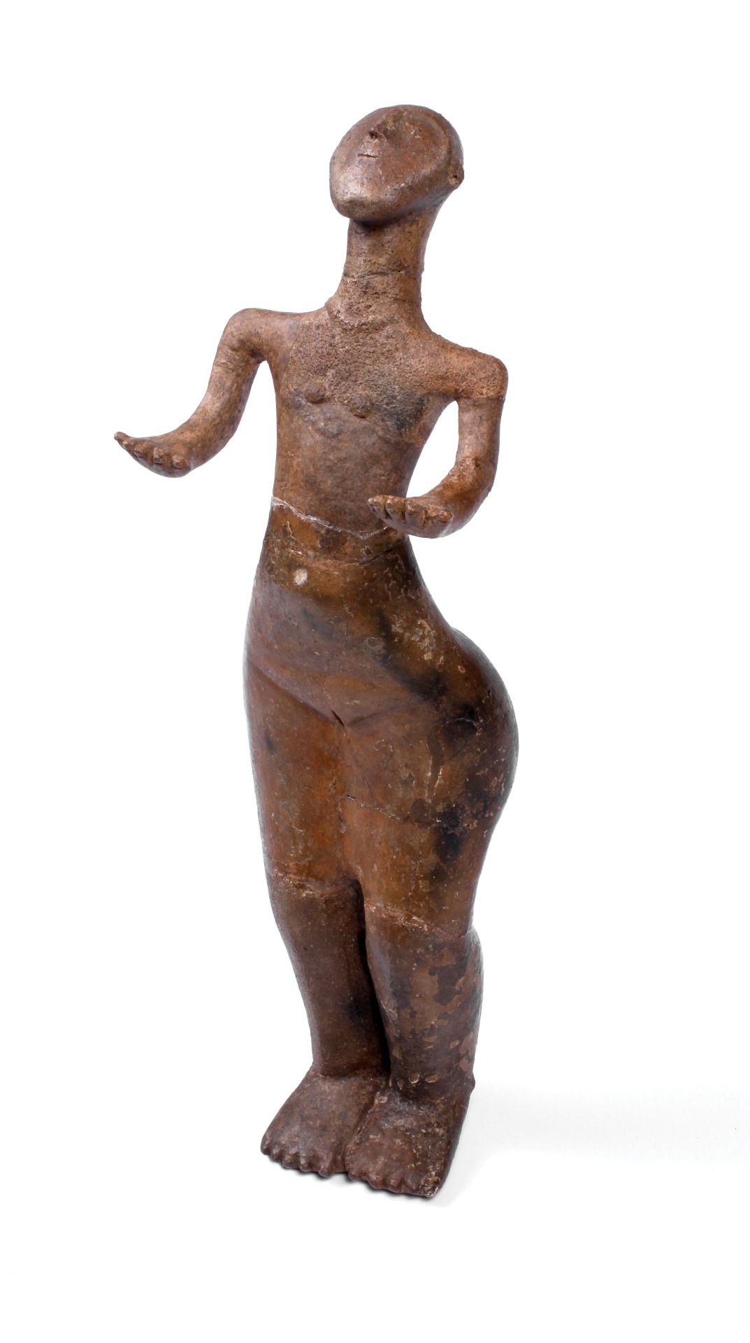 <p>How was the Ain Ghazal female figurine created, and what does it represent? (Neolithic)</p>