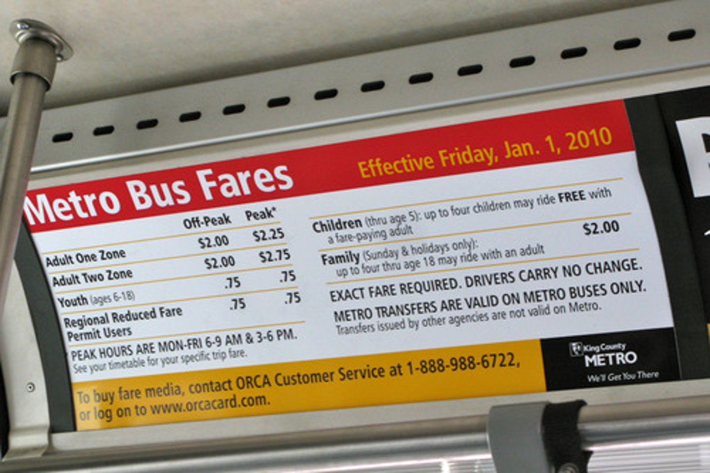 <p>rates/fares</p>