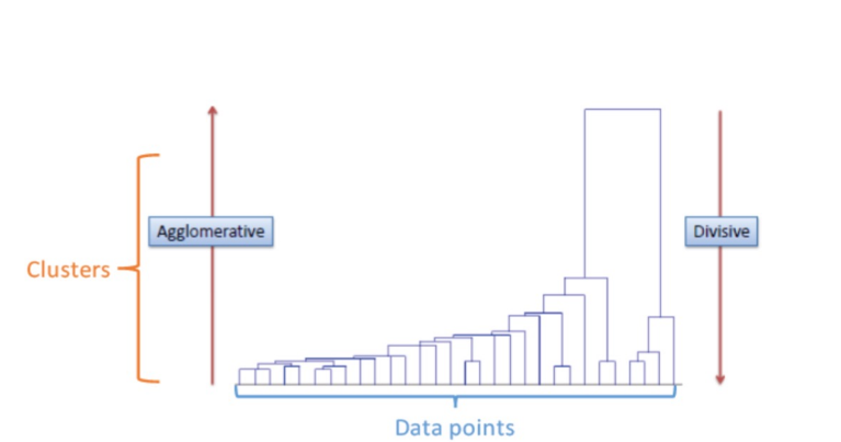 Agglomerative Clustering and Divisive Clustering