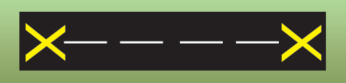 <p>What does a large “X” at each end of the runway mean?</p>