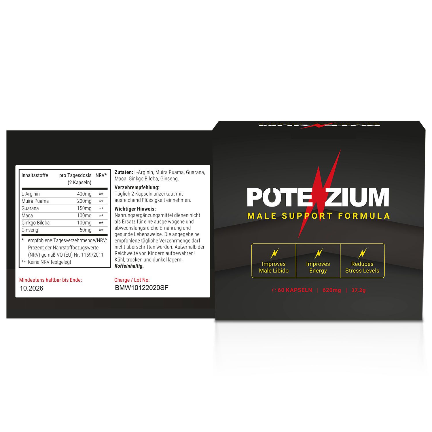<p>Schlüsselmerkmale von Potenzium ME Kapseln</p>
