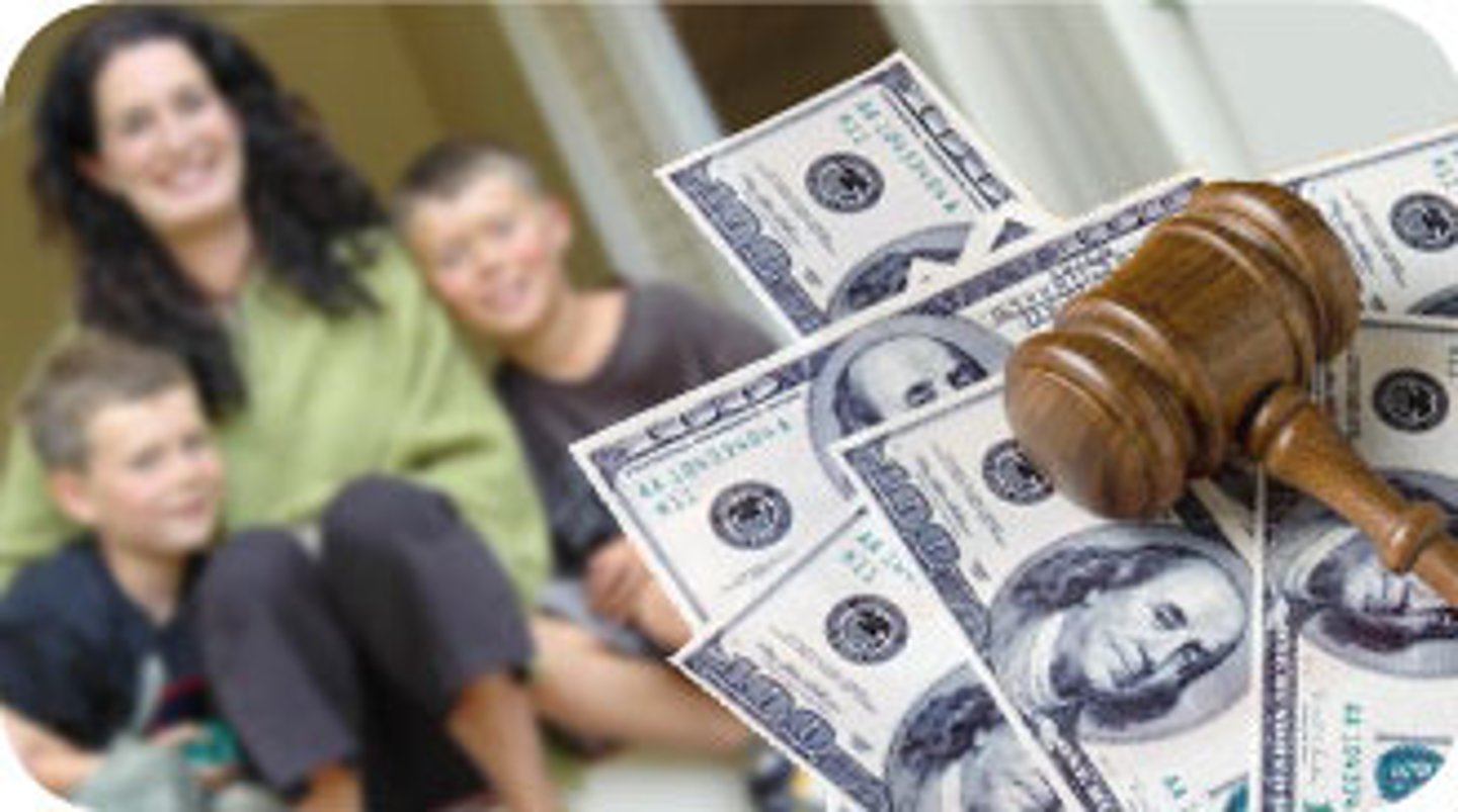 <p>regular payments to help with expenses for the kids.</p>