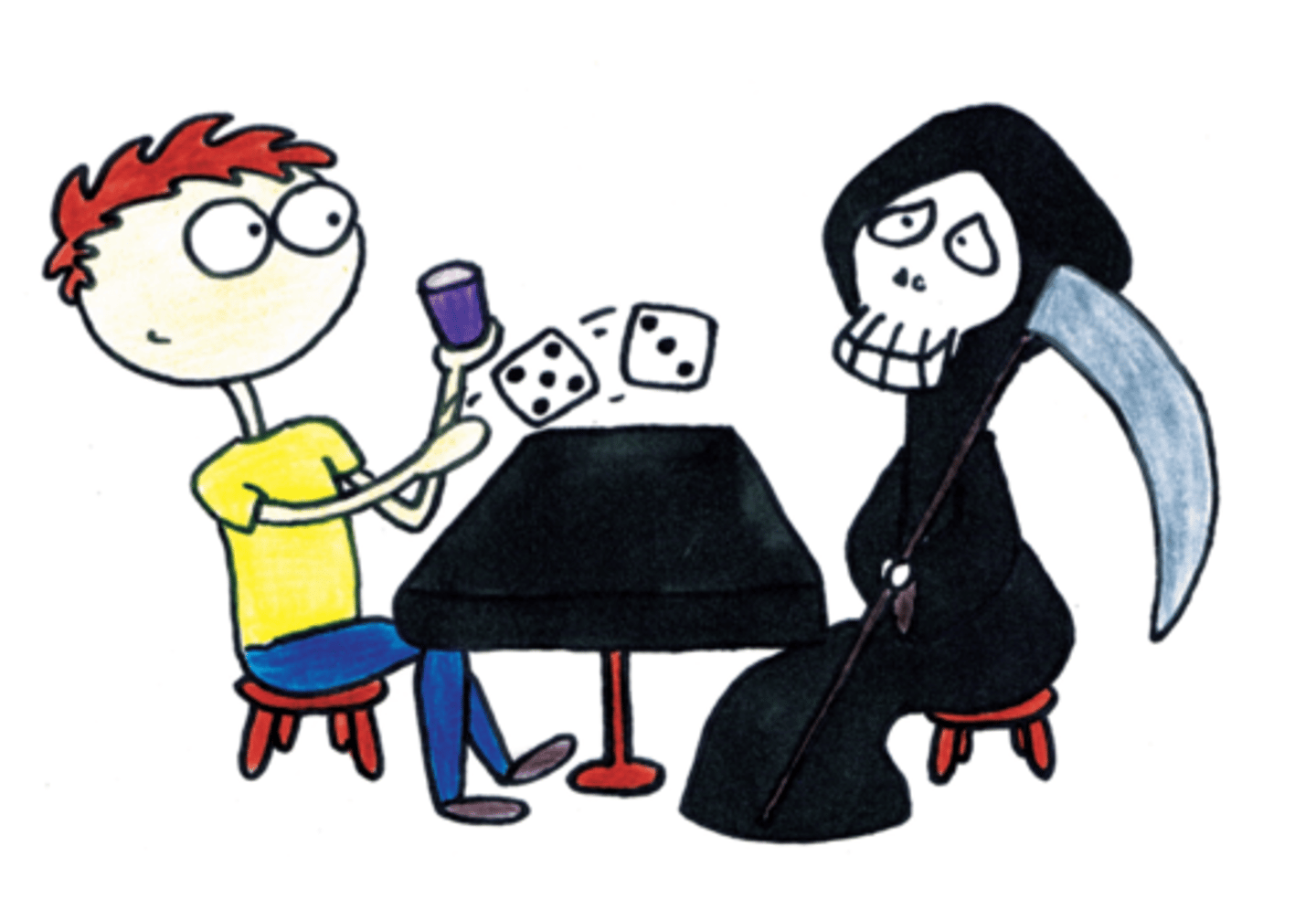 <p>to do something extremely dangerous and silly</p>