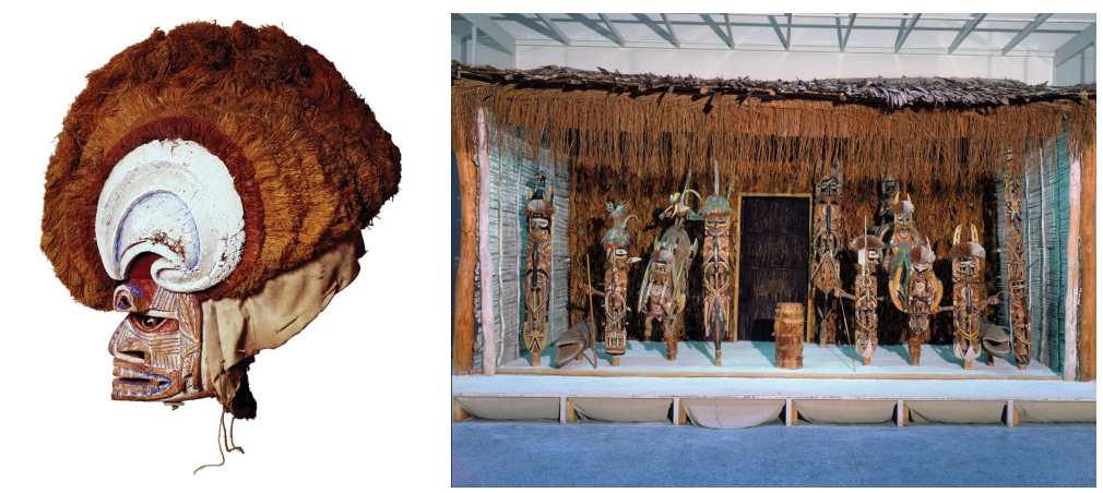 <p>Malagan Display and Tatanua Mask - 20th century</p>