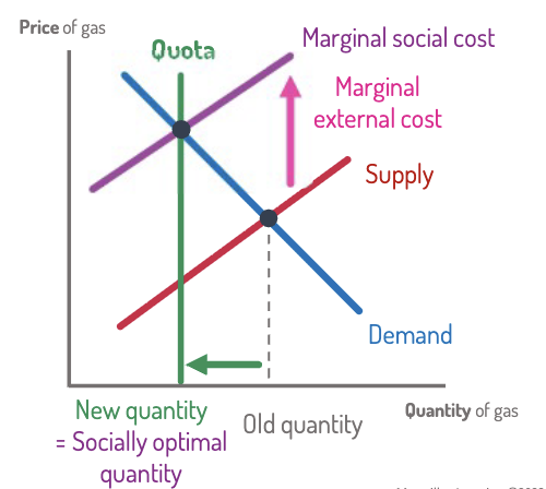 <p><span>A quantity regulation implemented by allocating a fixed number of permits, which can then be traded.</span></p>