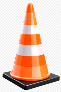 <p>an upside down cone</p>