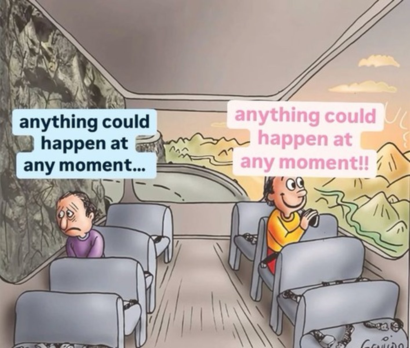 <p>To present a different perspective or interpretation of the world. Запропонувати інший погляд на реальність.</p>