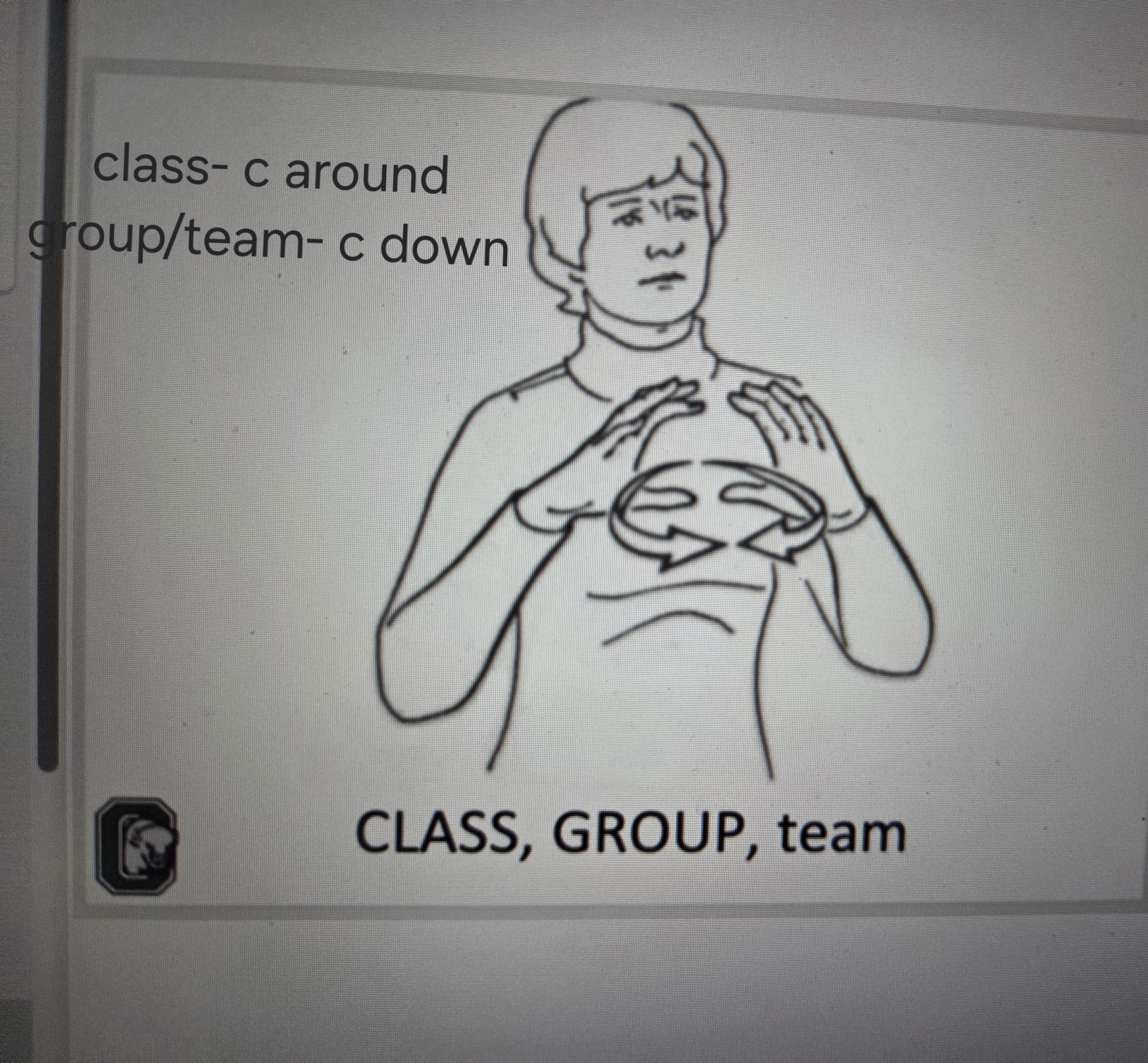 <p>Class- around</p><p class="has-focus">G &amp; t- down</p>