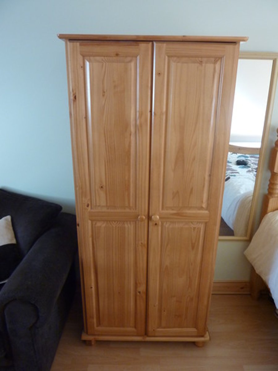 <p>tall dresser, wardrobe</p>