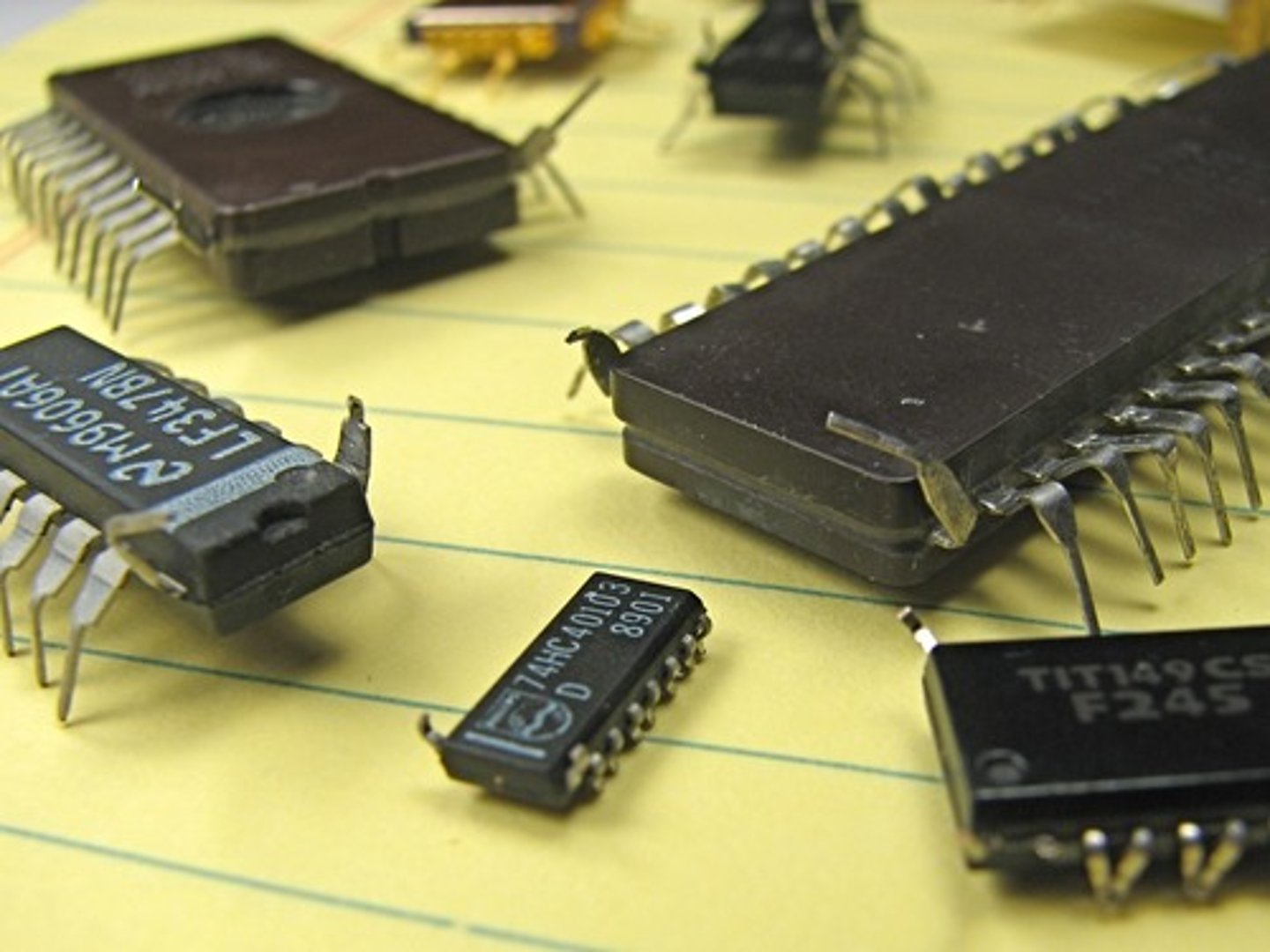 <p>1958 by Kilby of TI and Noyce of Fairchild. led to the development of the microchip by enabling semiconductor devices to perform the same functions as vacuum tubes. revolutionized electronic equipment, leading to PC, cell phones, etc</p>