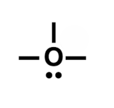 <p>Oxygen - One Lone Pair &amp; Three Bonds</p>