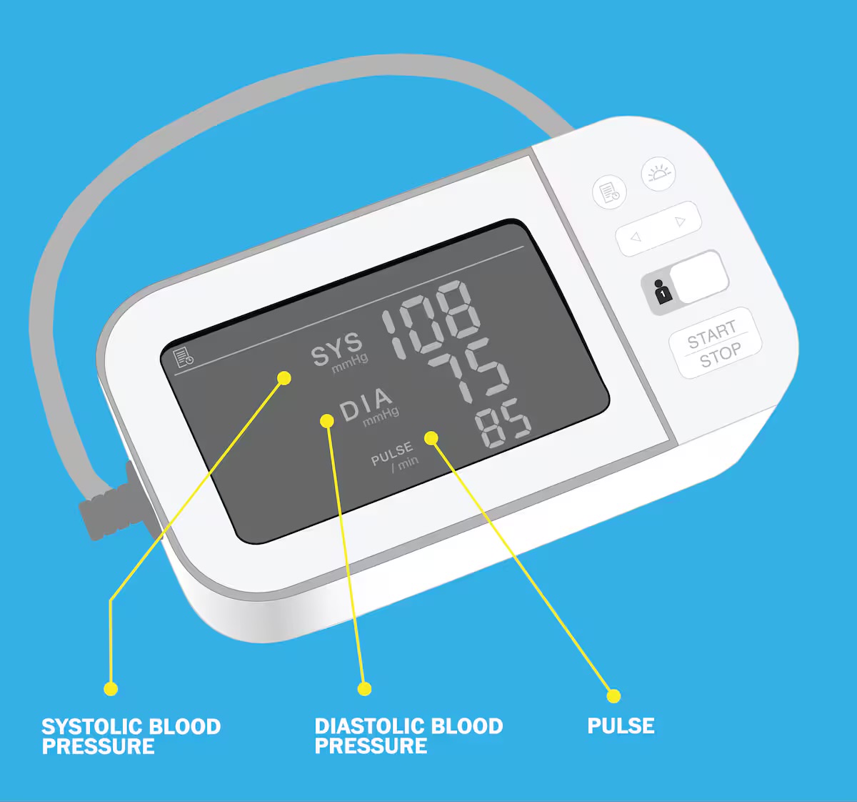 <p>How to read blood pressure</p>