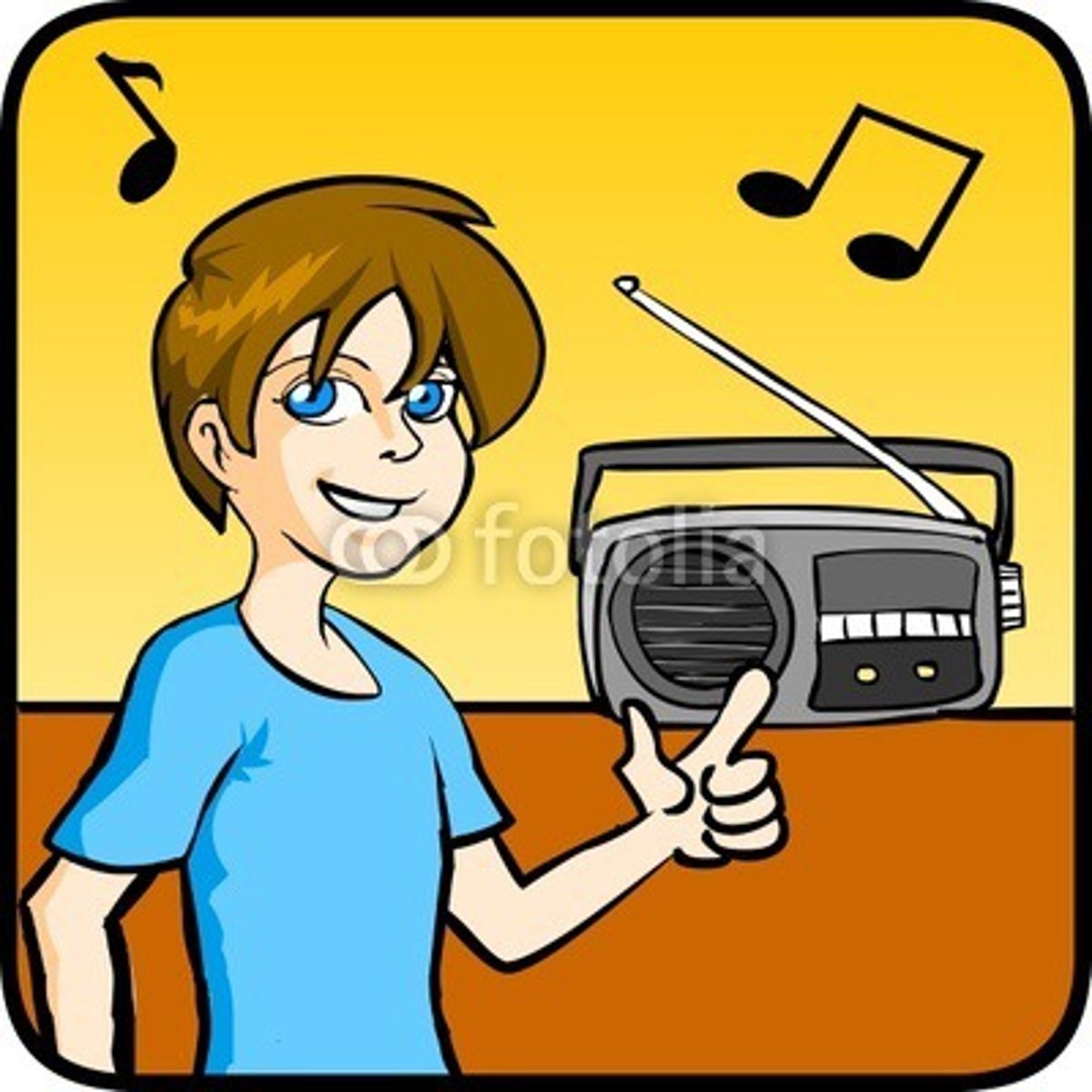 <p>to play on the radio</p>
