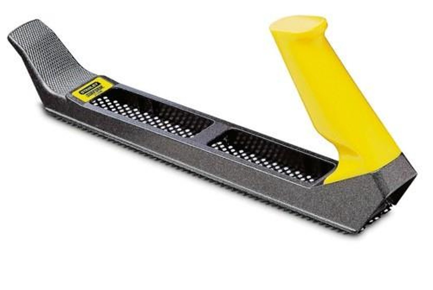 <p>Good for rough shaping of lots of materials.</p><p>Leaves a rough surface and is hard to use on wood.</p>