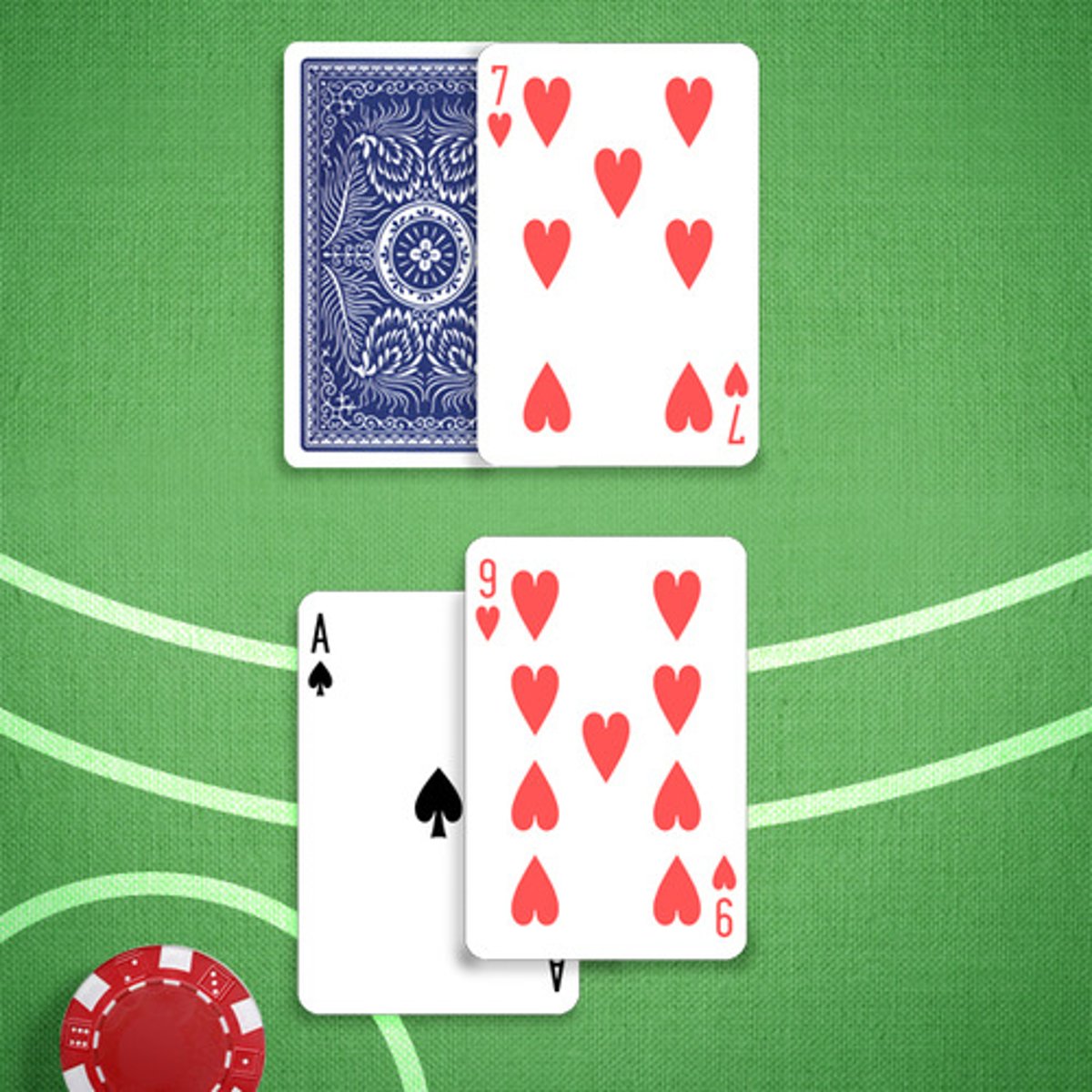 <p>You: 20</p><p>Dealer's Upcard: 7</p>