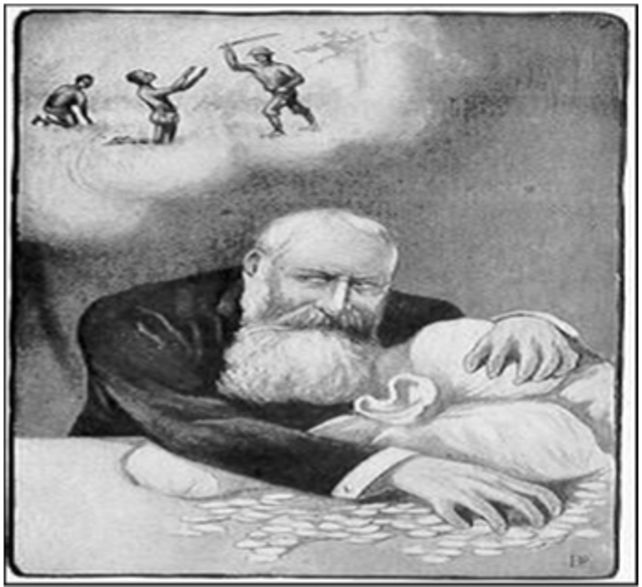 <p>The most brutal example of European Imperialism in Africa. The extraction of raw materials and precious metals justified terrible actions that even other European Imperial powers would condemn.</p>