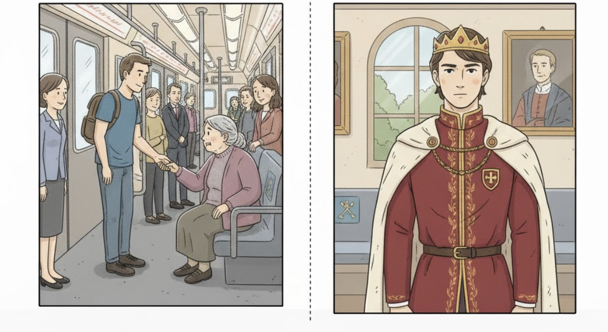 <p>(adj) -</p><ol><li><p><strong>belonging to a hereditary class with high social or political status</strong> (thuộc về quý tộc, cao quý về dòng dõi)</p></li><li><p><strong>having fine personal qualities or high moral principles</strong> (cao thượng, cao quý về phẩm chất)</p></li></ol><p>(n) -&nbsp;<strong>a person of noble rank or birth</strong> </p><p>(người quý tộc)</p>