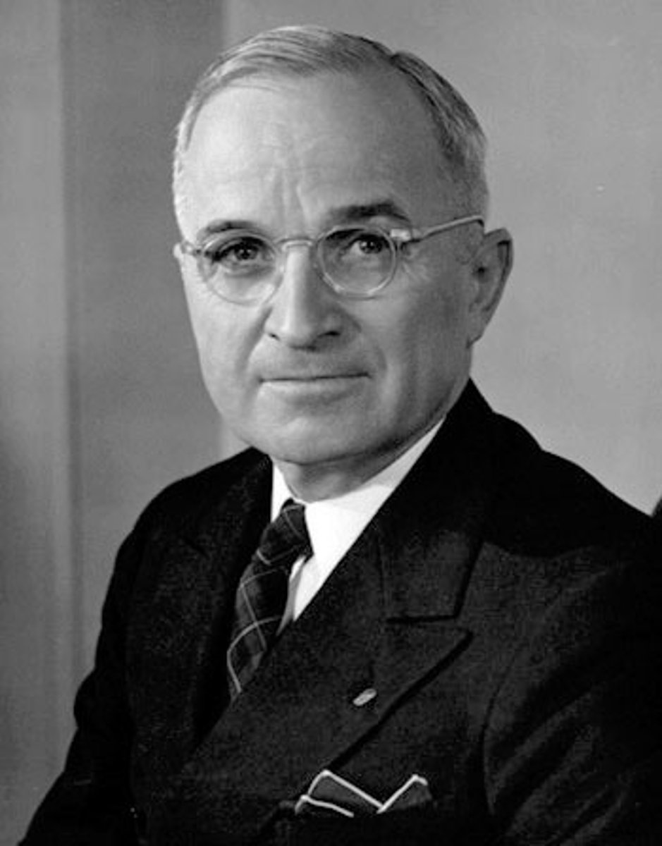 <p>Harry Truman 1945-1953 (Democrat)</p>