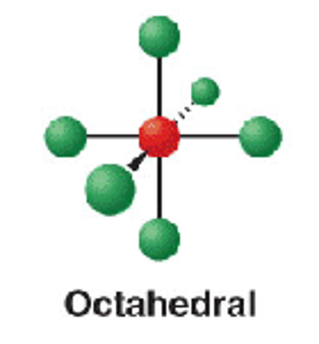 <p>Octahedral, 90 °</p>
