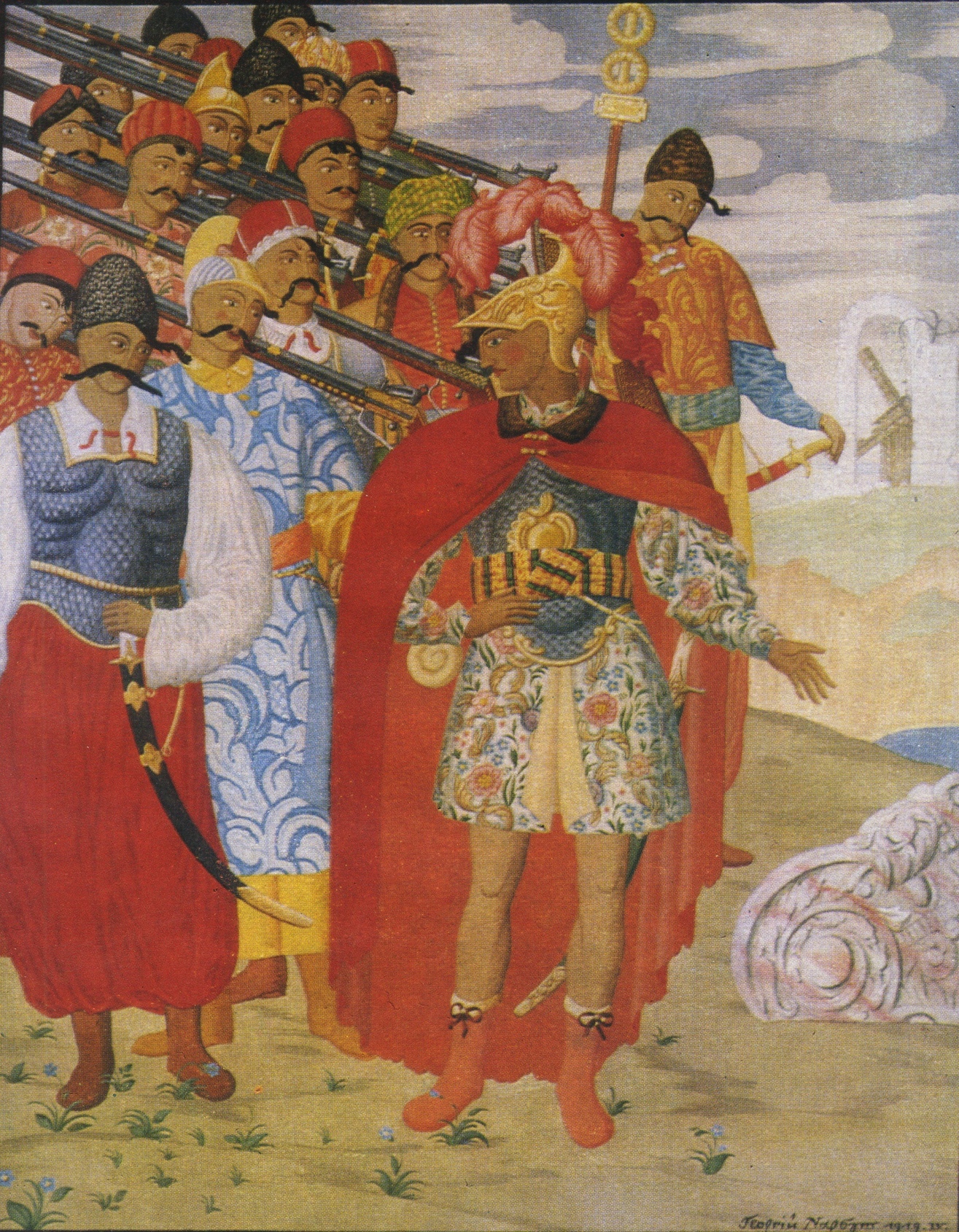 <p>Георгій Нарбут. Картина «Еней та його військо», 1919 р.</p>