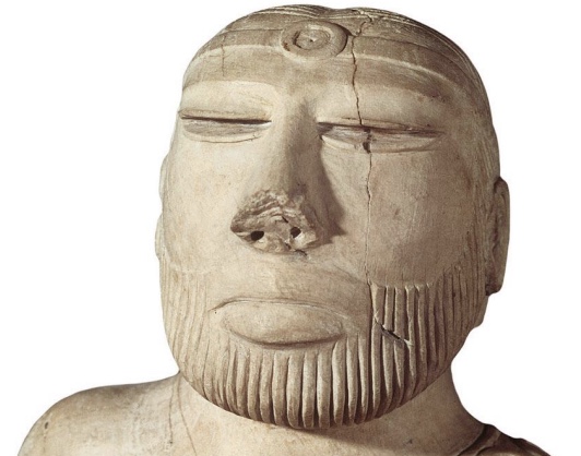 <p>Priest-king bust</p>