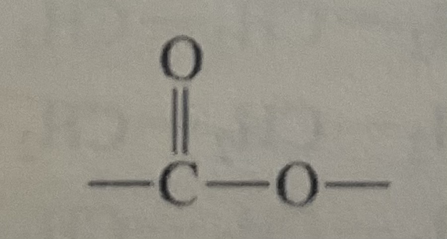 <p>Carboxyl group with —H replaced by a carbon</p>