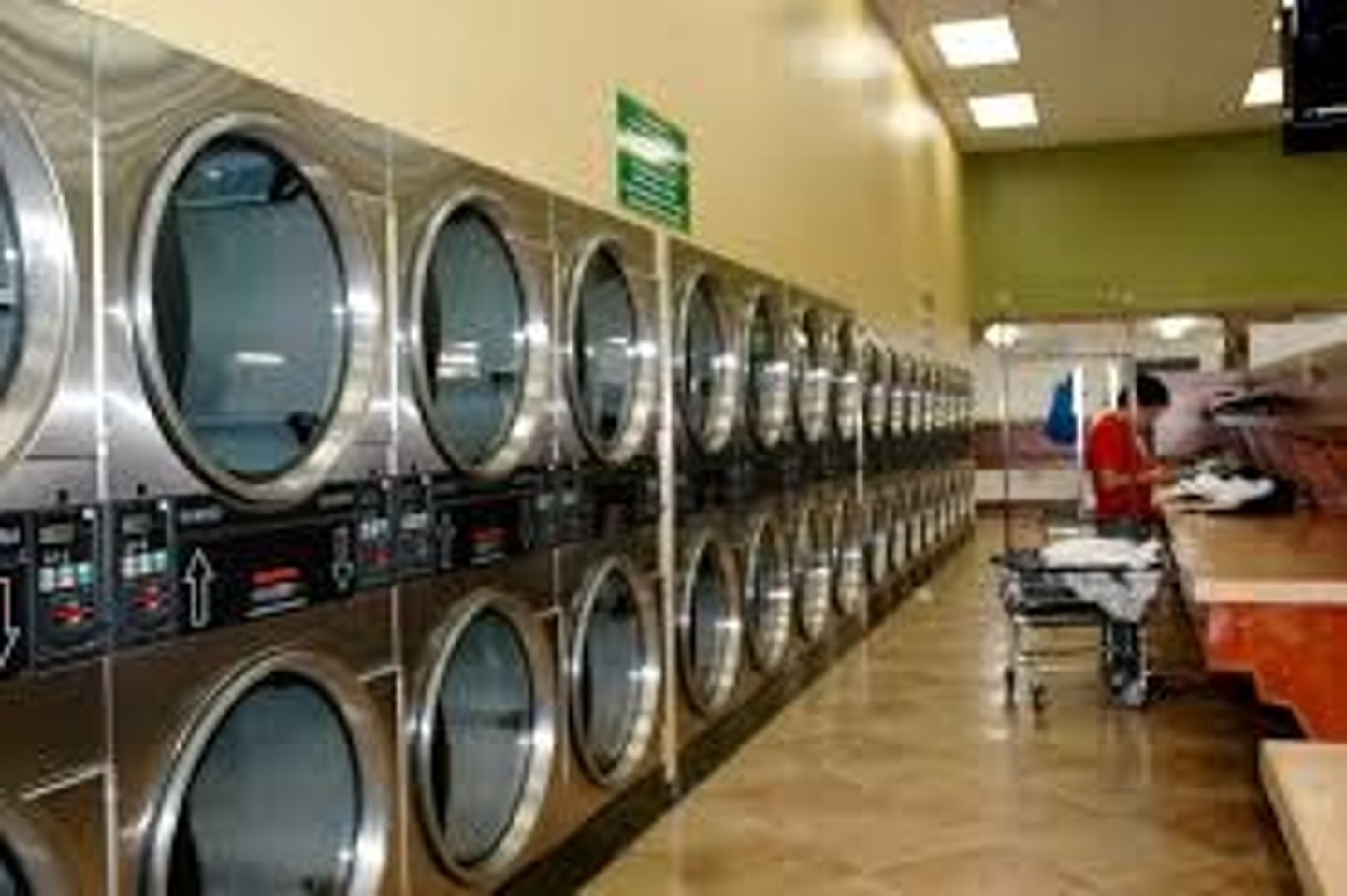 <p>the laundromat</p>