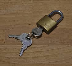 <p>She kept it under lock and key</p>