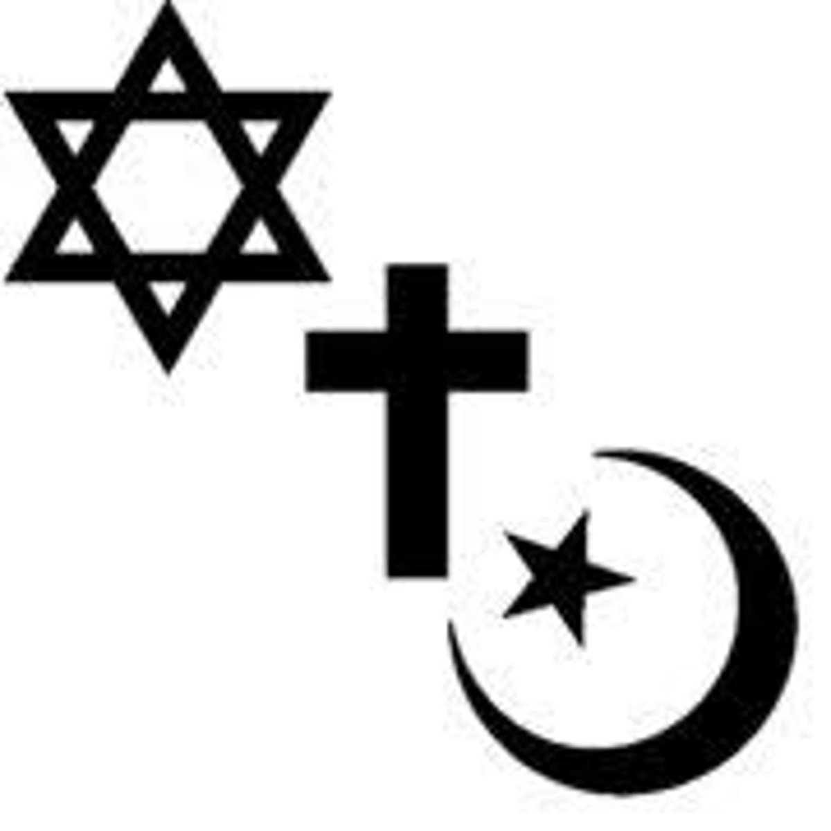 <p>A group of monotheistic religions—Judaism, Christianity, and Islam—that trace their spiritual lineage to the patriarch Abraham.</p>