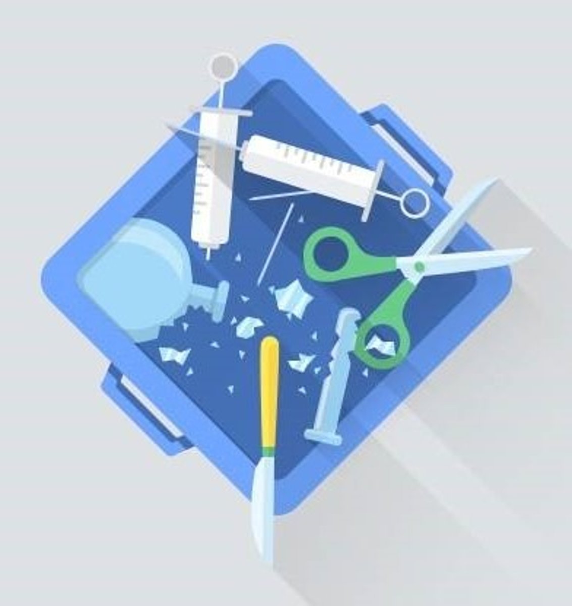 <p>cutting instruments, including knives, scalpels, blades, needles, &amp; scissors of all types (also chisels, osteotomes, some curettes, dissectors &amp; elevators, rongeurs &amp; cutting forceps, punches, saws, &amp; trocars)</p>