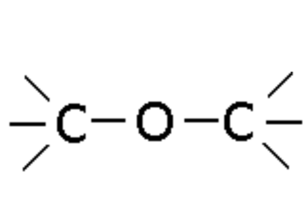 <p>Compound with -O- linkage (e.g., Ethoxyethane or Diethyl ether), named as ether</p>