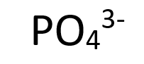 <p>(PO4)^3-</p>