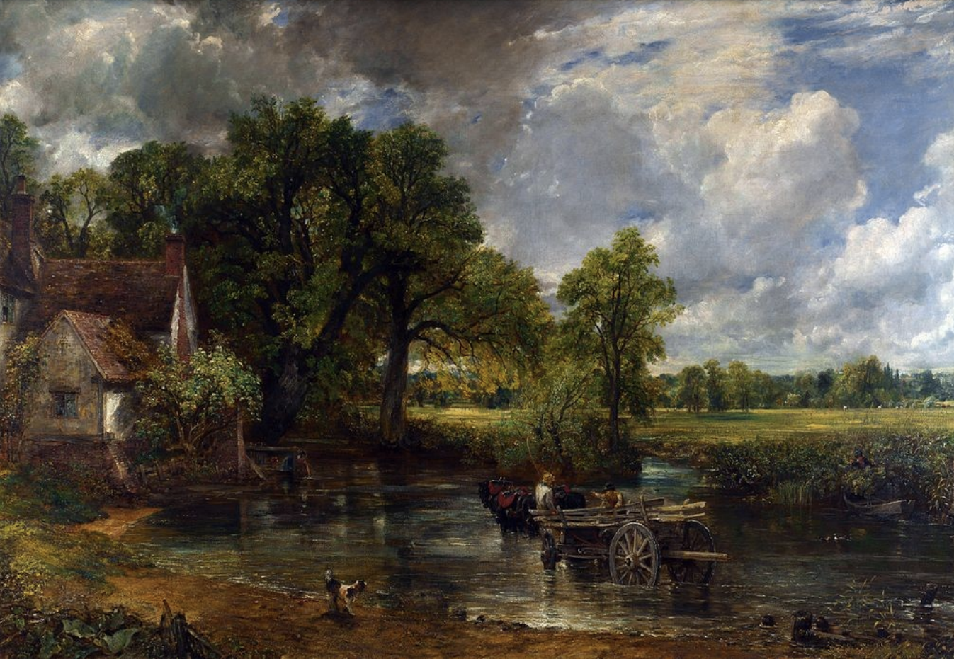 <p>John Constable, <em>The Hay Wain</em>, 1821. Oil on canvas.</p>