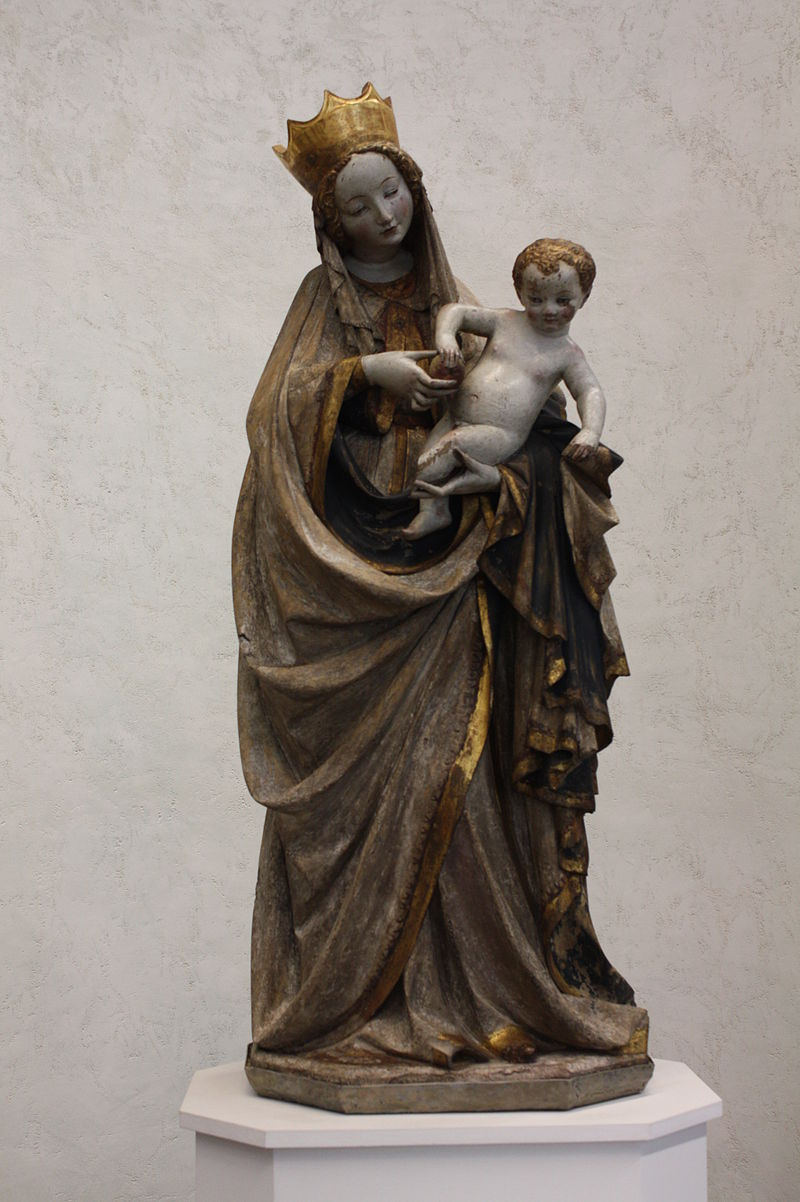 <p><span>Typ rzeźby, przedstawiający stojącą </span>Maryję z Dzieciątkiem<span> na ręku.</span></p><p><span>Występujący w sztuce </span>gotyckiej<span> około roku </span>1400<span> w ramach tzw. </span>stylu pięknego<span>.</span></p>