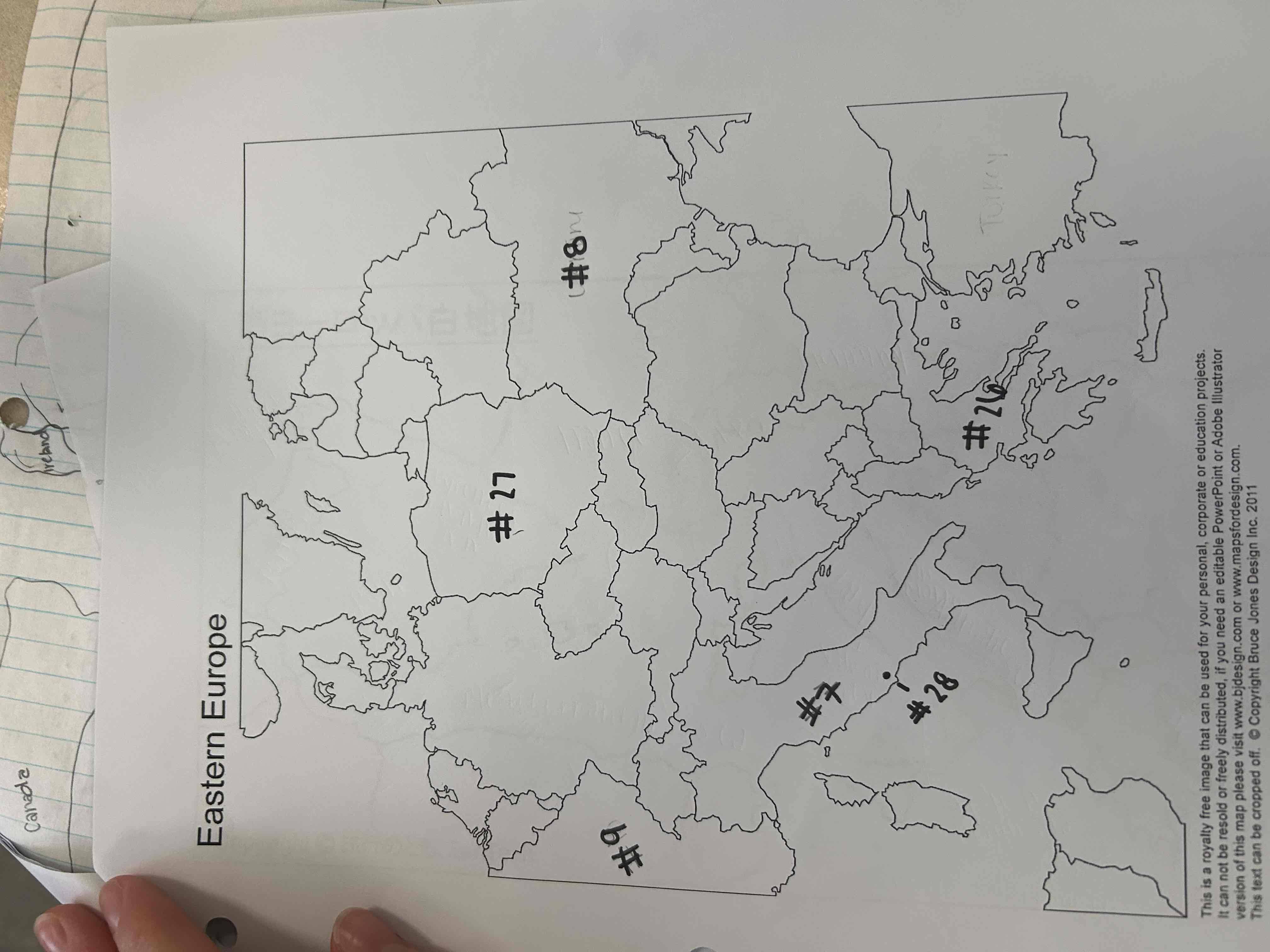 <p>What country is number 26</p>