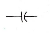 <p>A capacitor with a fixed capacitance value, used to store and release electrical energy or filter signals.</p>