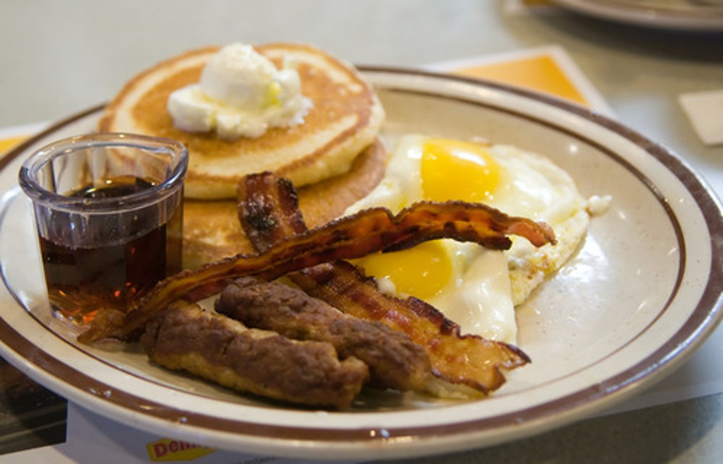 <p>American breakfast</p>