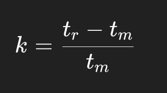 <p>t = ret time</p><p>t<sub>m</sub> = column void time</p>