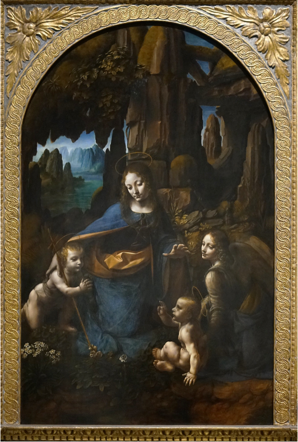 Madonna of the Rocks, 1491-1508. Leonardo